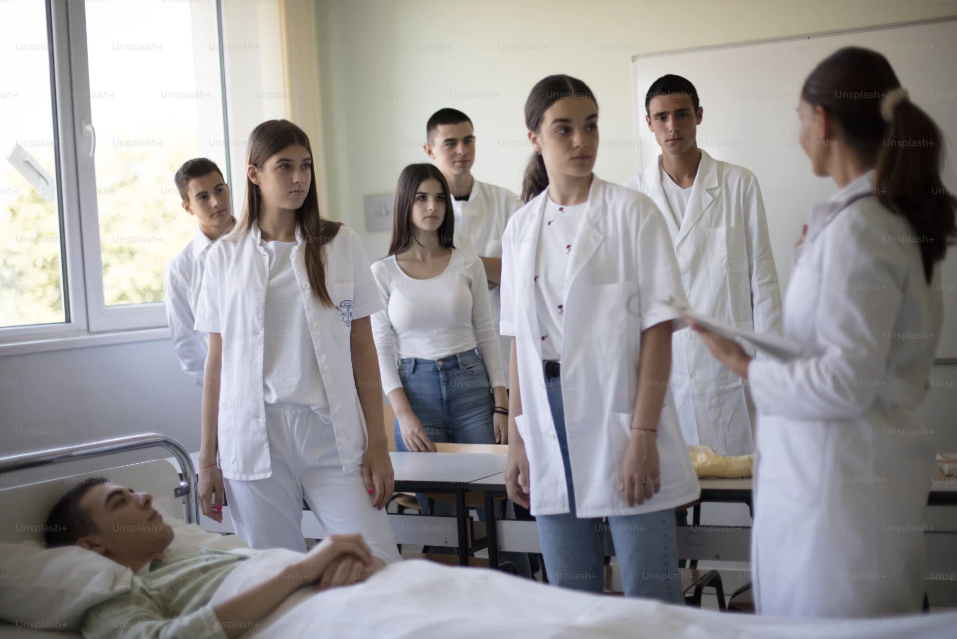 Stock image of training class in session